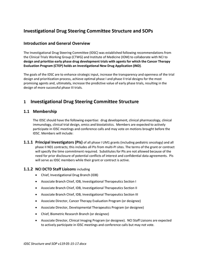 IDSC Structure And SOP V119 05 15 17 screenshot