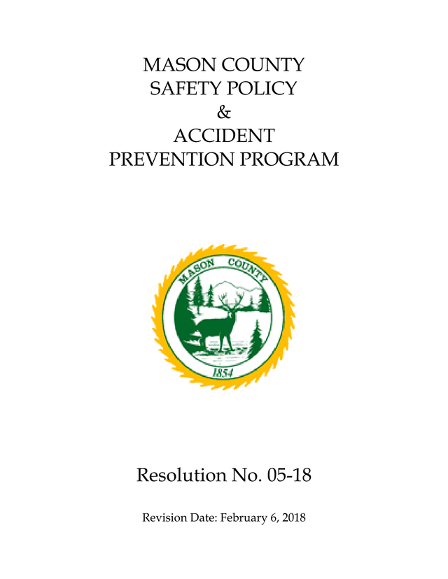 Mason County Safety Policy And Accident Prevention Program screenshot