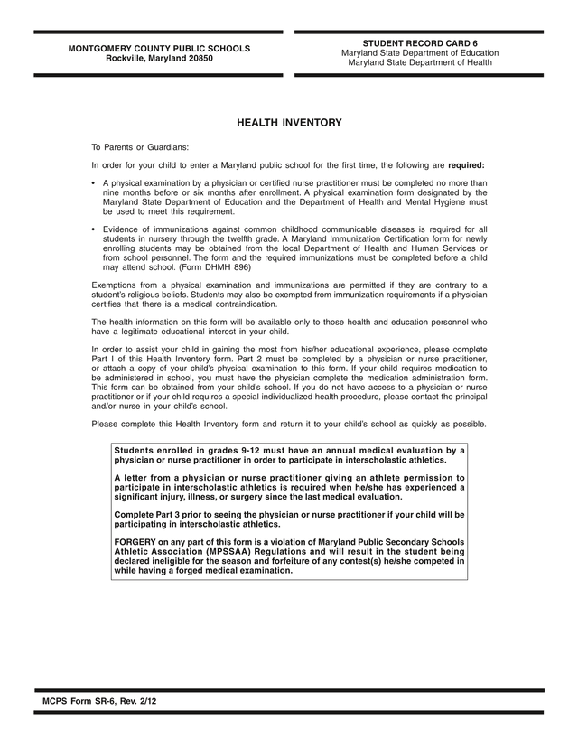 Student Record Card 6 screenshot