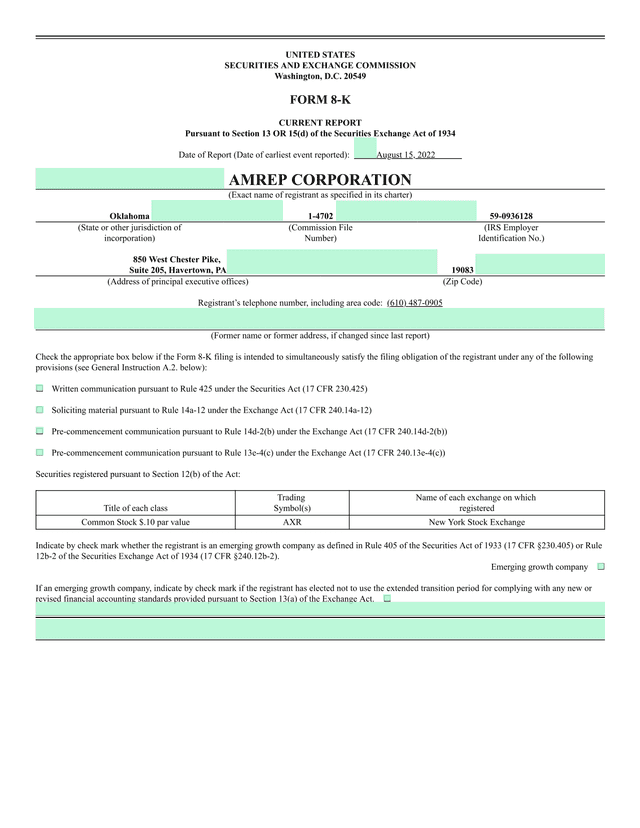 FORM 8 K CURRENT REPORT screenshot