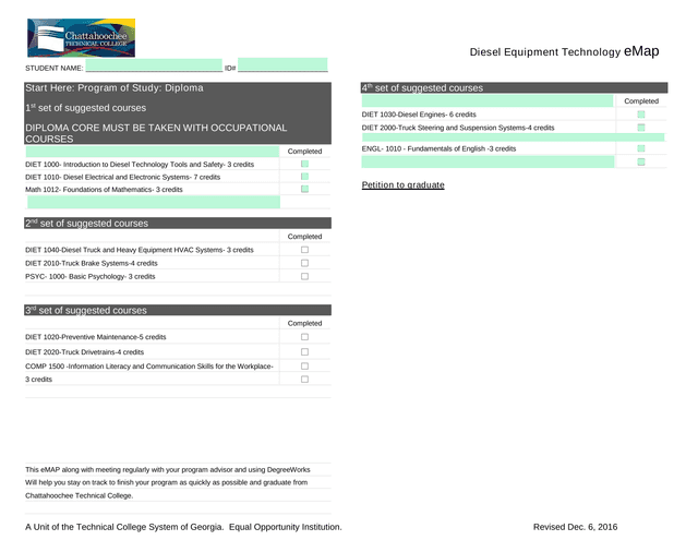Diesel Equipment Technology EMap screenshot