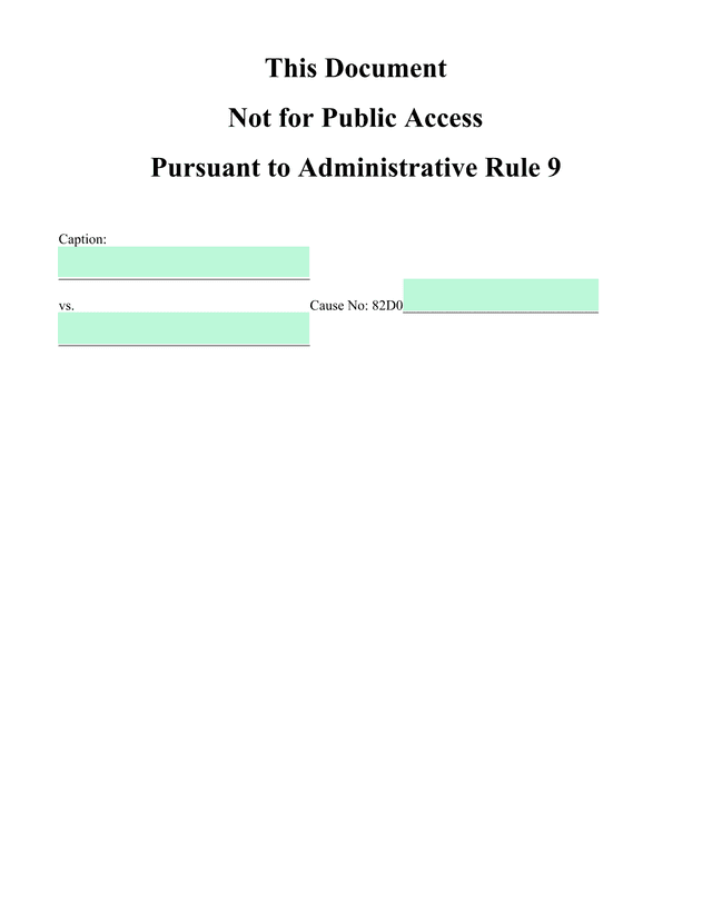 Financial Declaration Form screenshot
