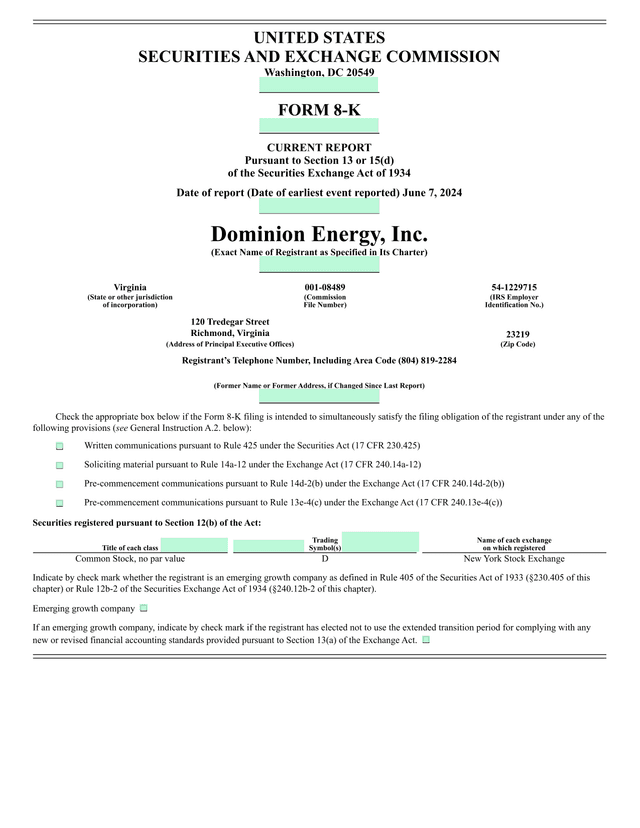 Form 8 K screenshot