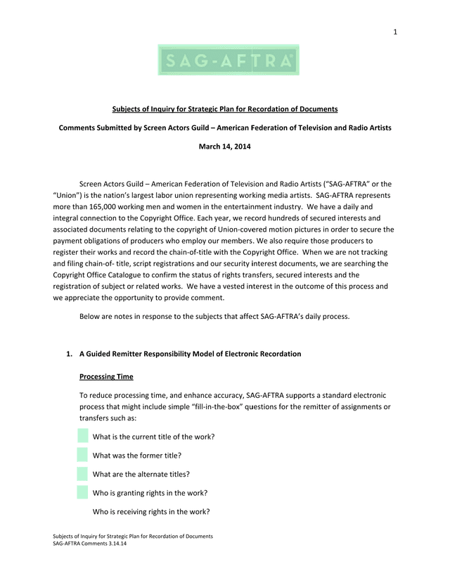 Subjects Of Inquiry For Strategic Recordation Of Documents screenshot