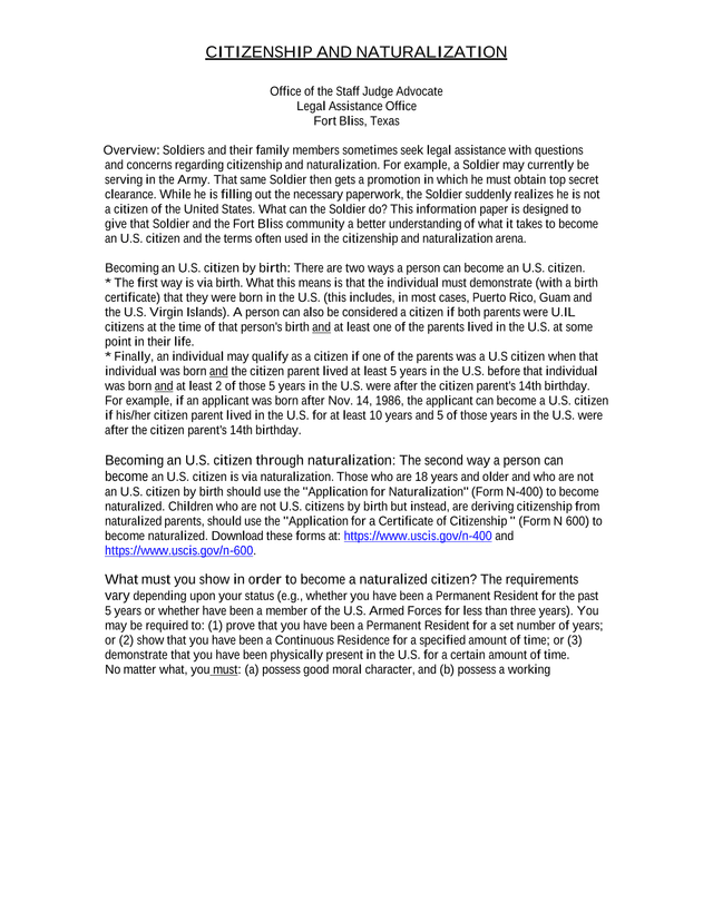 Citizenship And Naturalization Overview screenshot