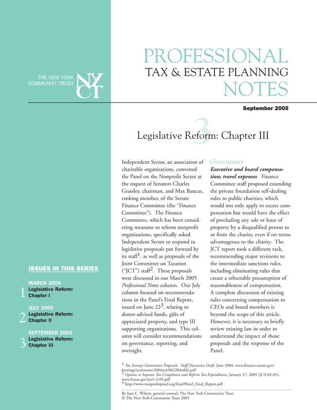 Professional Tax  Estate Planning Notes screenshot