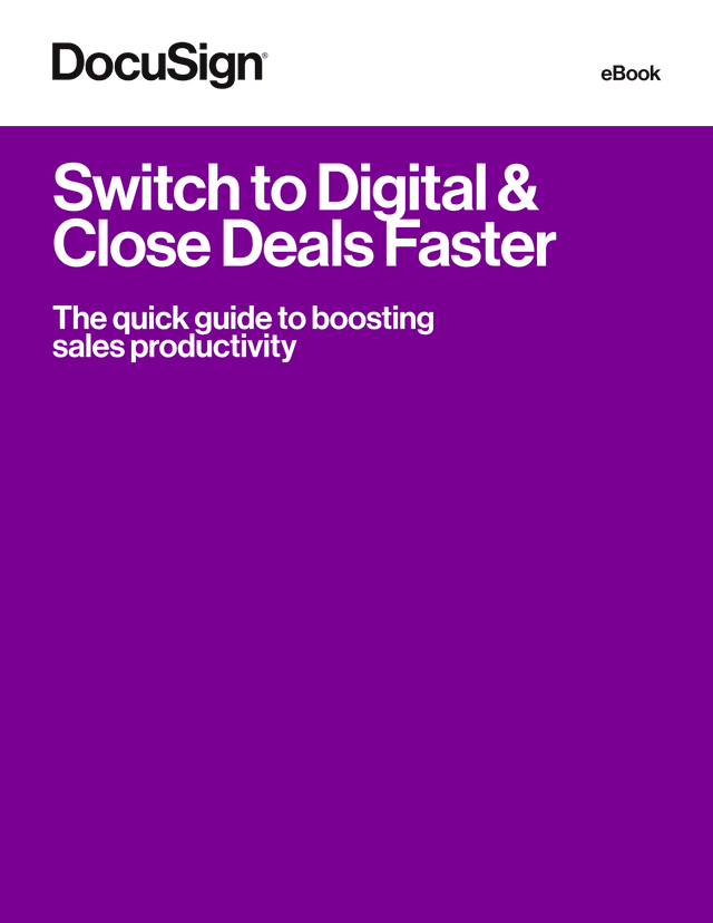 Switch To Digital  Close Deals Faster screenshot
