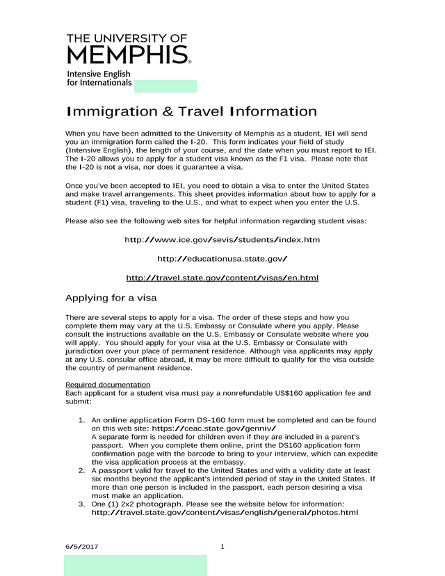 Immigration  Travel Information screenshot