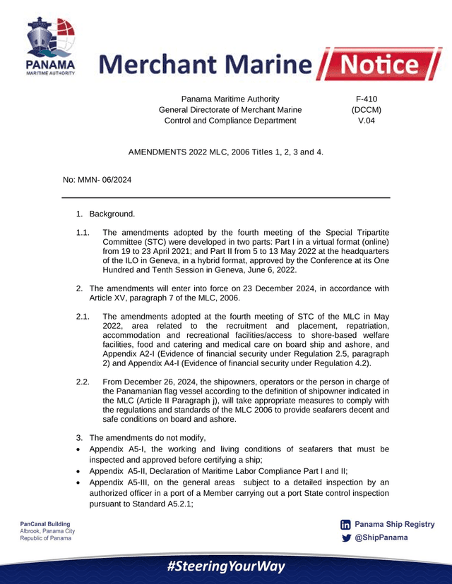 Amendments 2022 MLC, 2006 Titles 1, 2, 3 And 4 screenshot