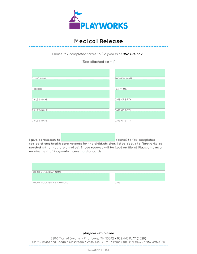 Medical Release screenshot