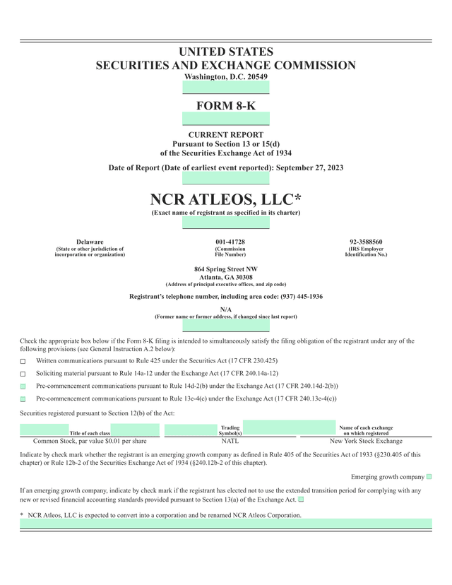 Form 8 K screenshot