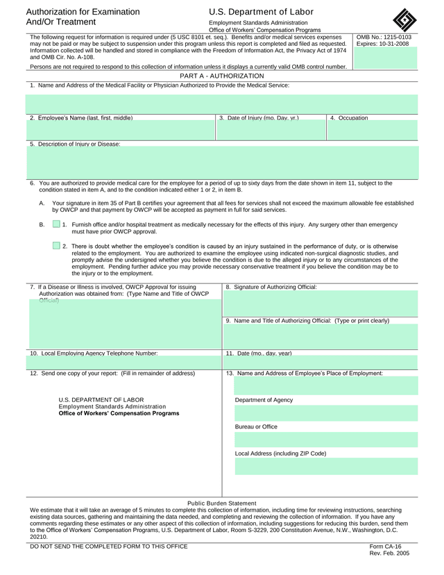 Authorization For Examination AndOr Treatment screenshot