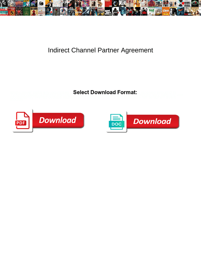 Indirect Channel Partner Agreement screenshot