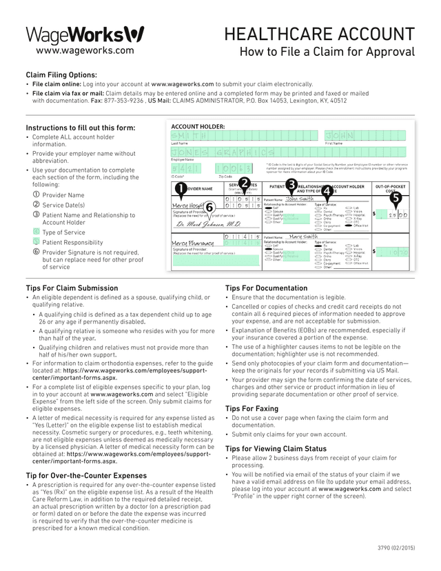 Tips For Claim Submission screenshot