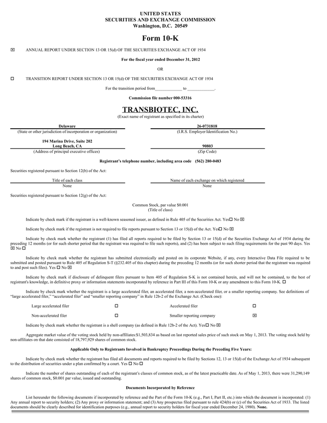 Form 10 K screenshot