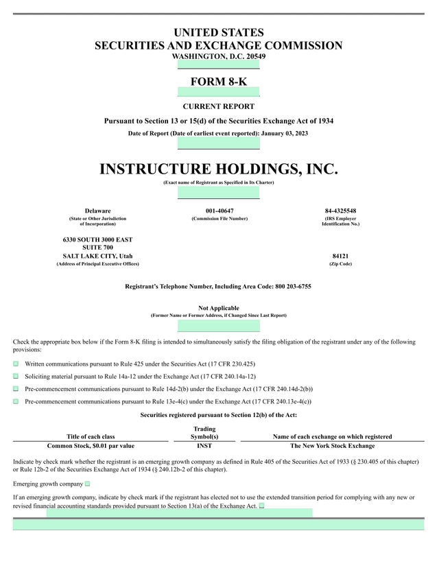 Form 8 K screenshot