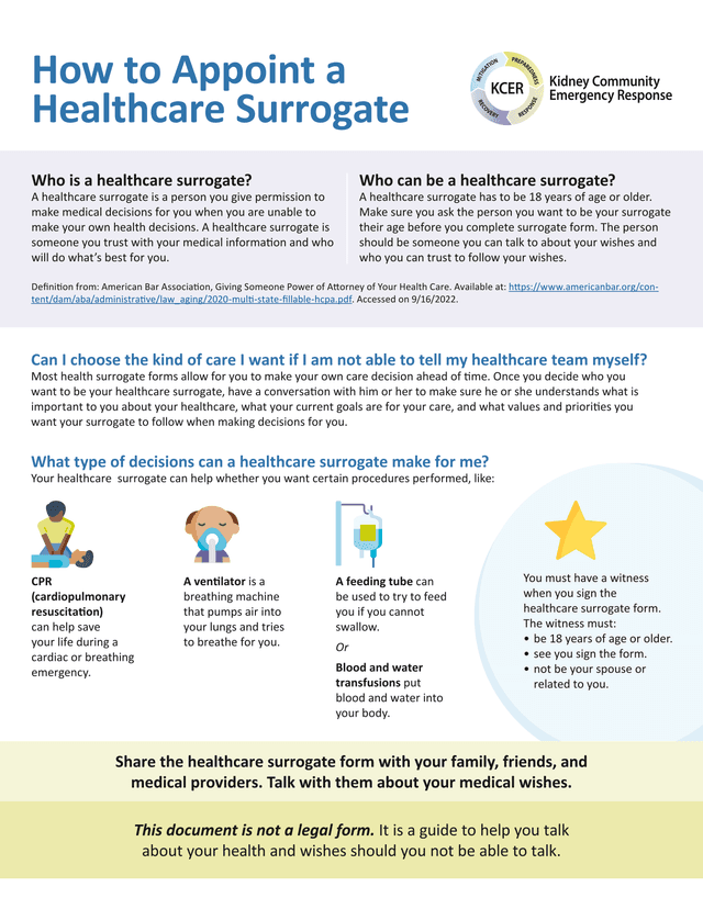 How To Appoint A Healthcare Surrogate screenshot