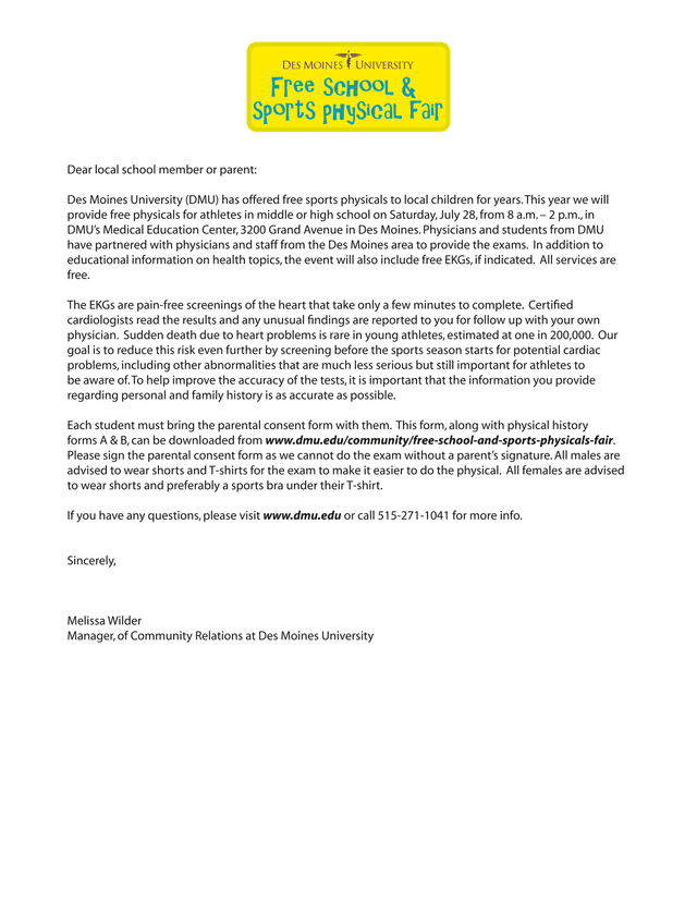 CONSENT FORM  FREE PHYSICALS EVENT 2012 screenshot