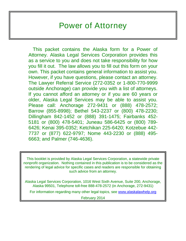 Power Of Attorney screenshot