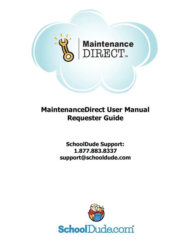 MaintenanceDirect Requester Guide screenshot