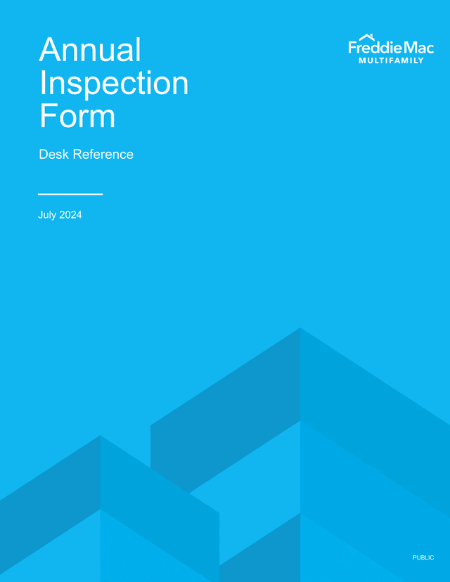 Annual Inspection Form Desk Reference screenshot