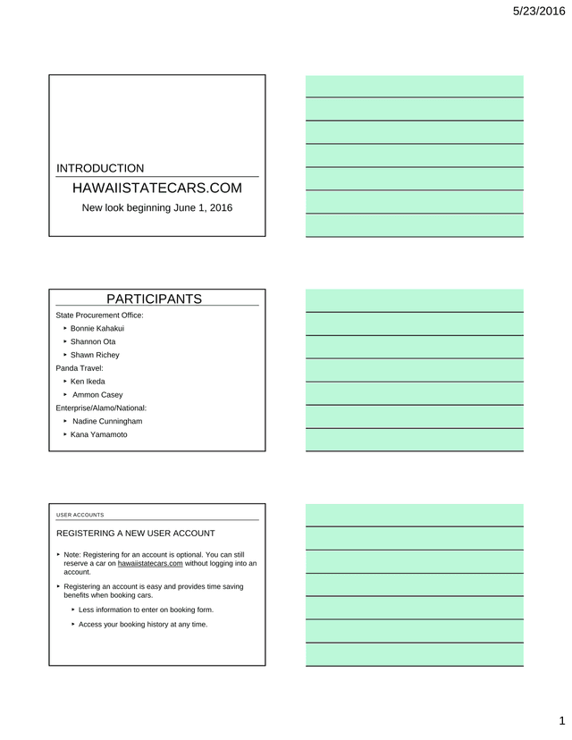 HAWAIISTATECARS.COM User Guide screenshot