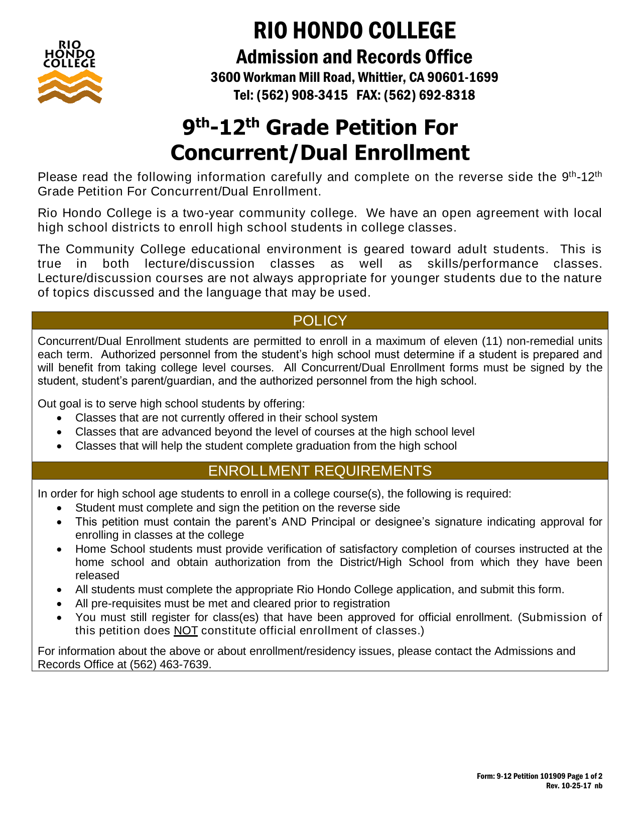 9 12 Petition 101909 screenshot