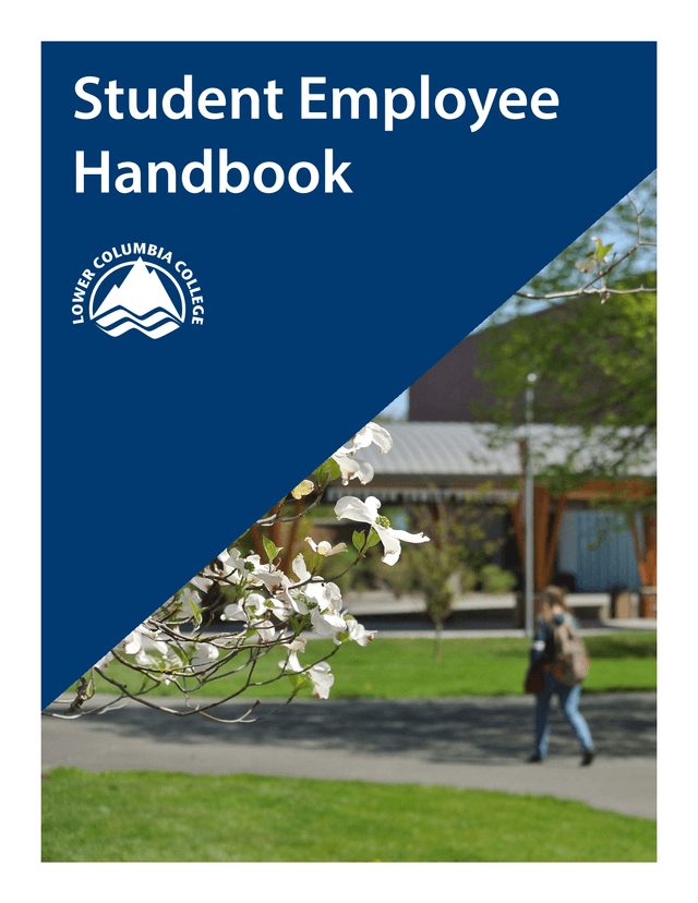 Student Employee Handbook screenshot