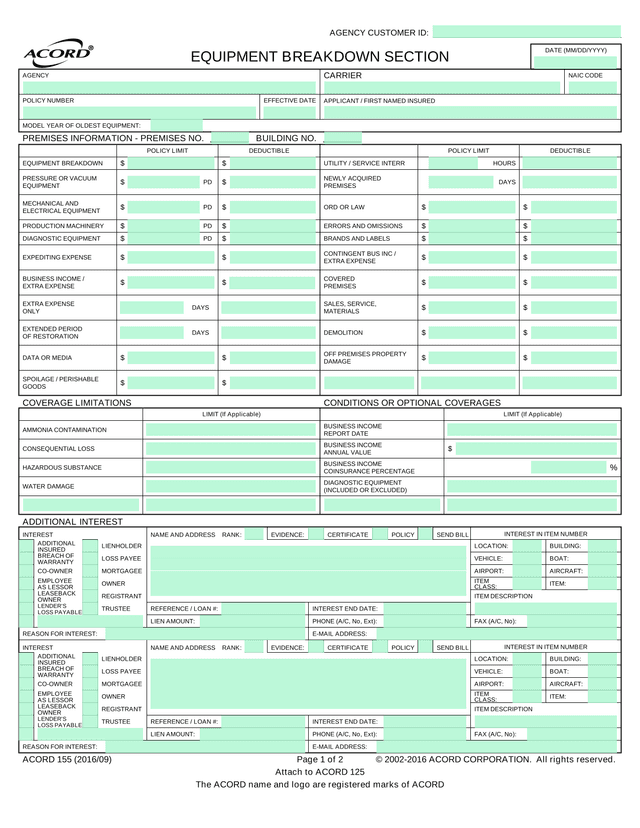 Acord 155 screenshot