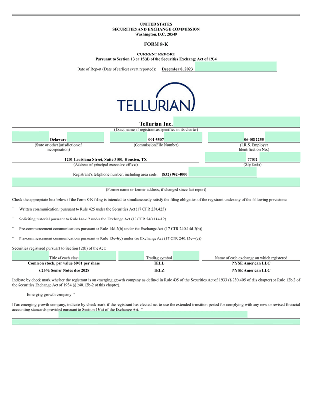 Form 8 K screenshot