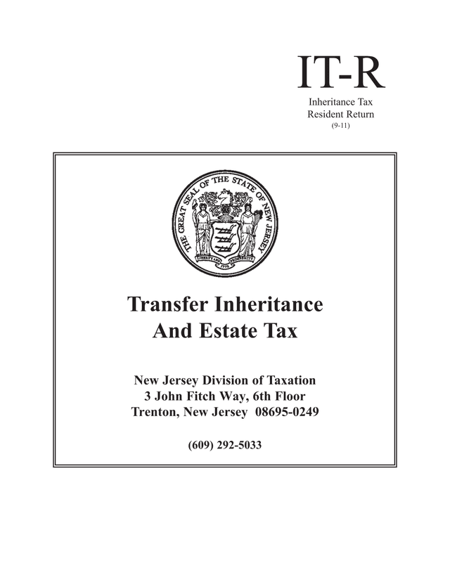 New Jersey Transfer Inheritance Tax   Estate Tax Resident Return screenshot