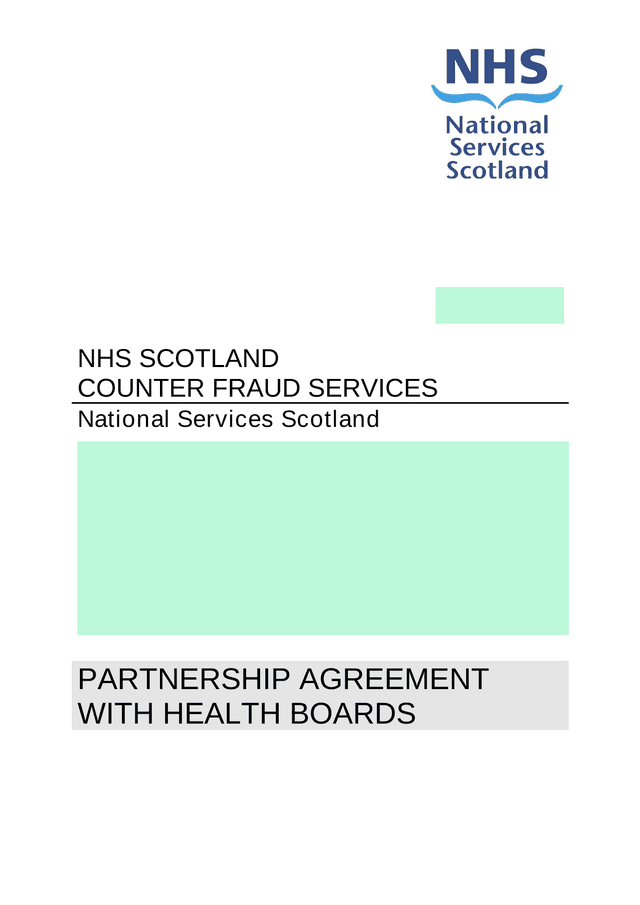 Partnership Agreement With Health Boards screenshot