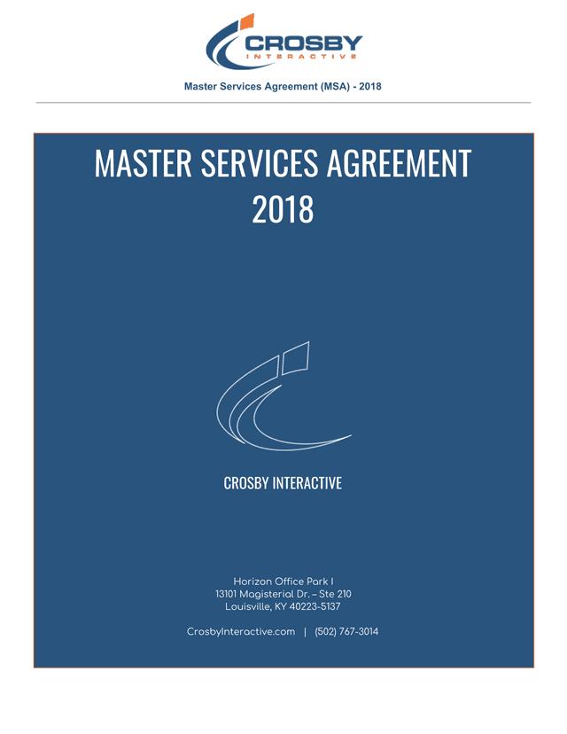 Master Services Agreement (MSA)   2018 screenshot