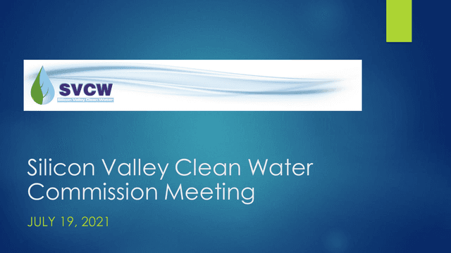 Silicon Valley Clean Water Commission Meeting screenshot
