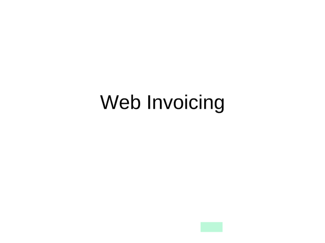 Web Invoicing Accounts Receivable Policy  Procedure screenshot