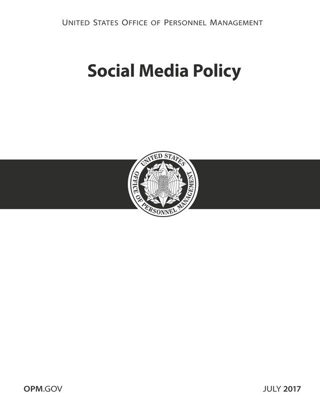 Social Media Policy screenshot