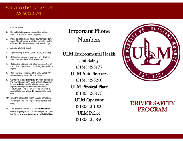 Driver Safety Program screenshot