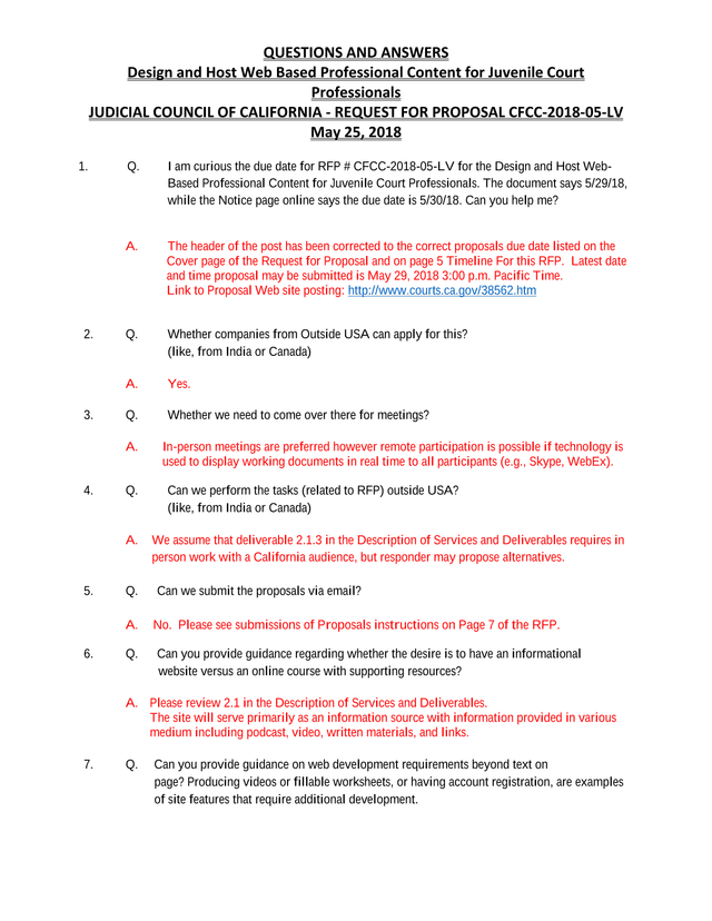 Design And Host Web Based Professional Content For Juvenile Court Professionals   Request For Propos screenshot