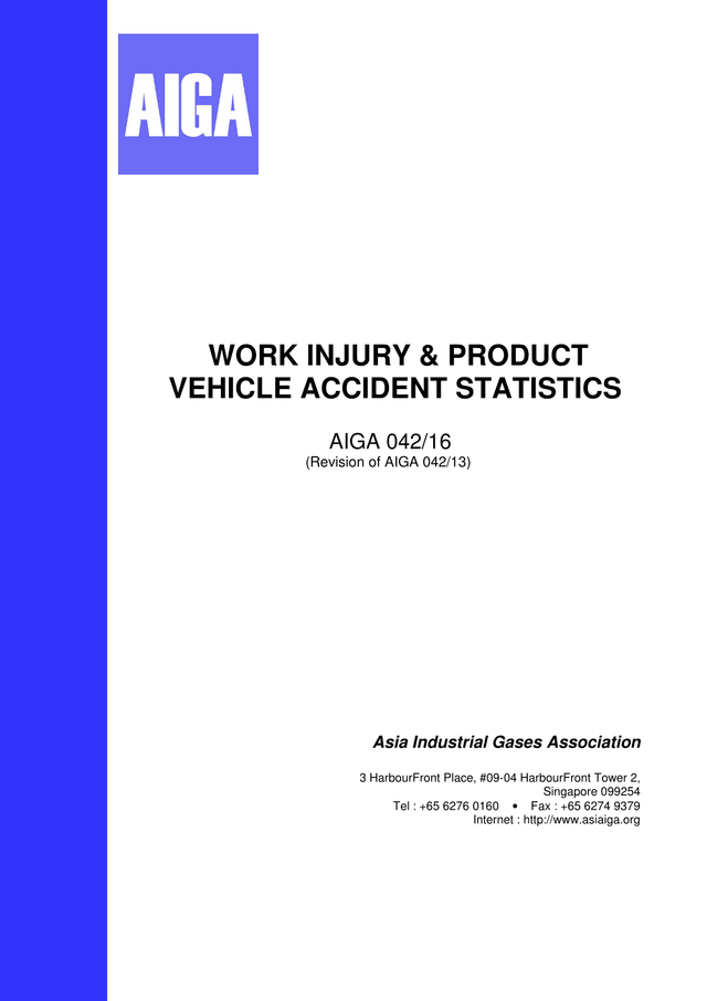 WORK INJURY  PRODUCT VEHICLE ACCIDENT STATISTICS screenshot