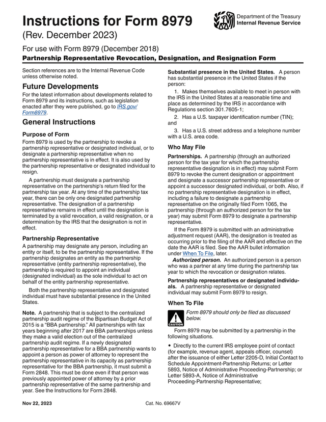 Form 8979 screenshot