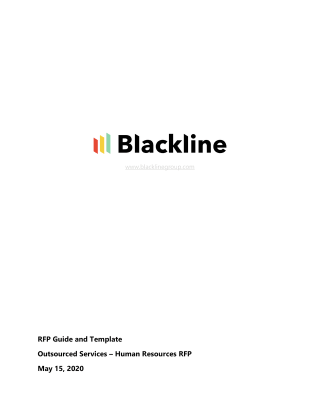 RFP Guide And Template Outsourced Services  Human Resources RFP screenshot