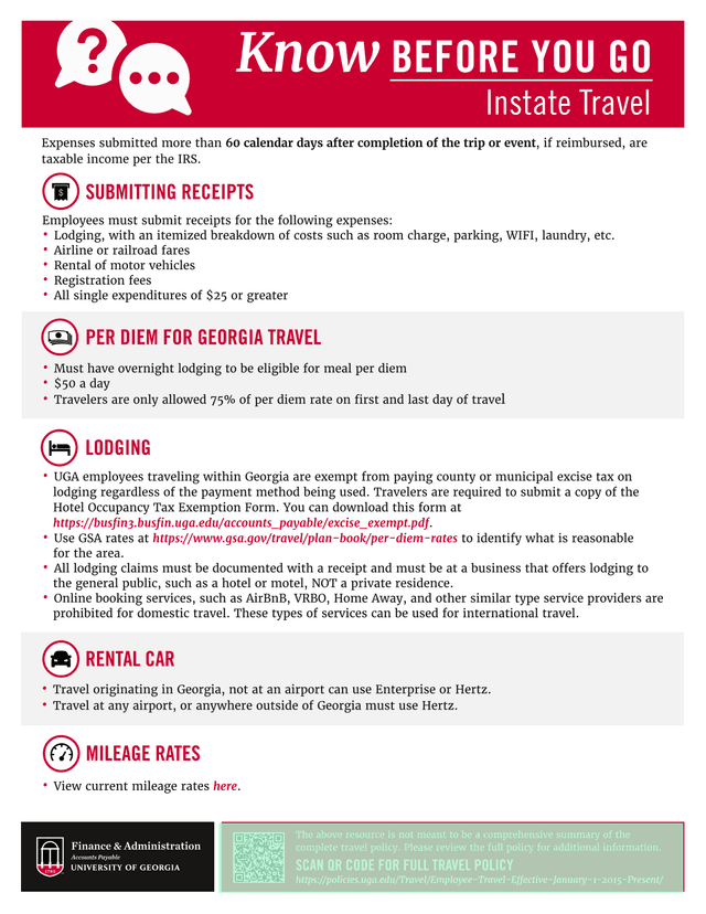 Employee Travel Expense Guidelines screenshot