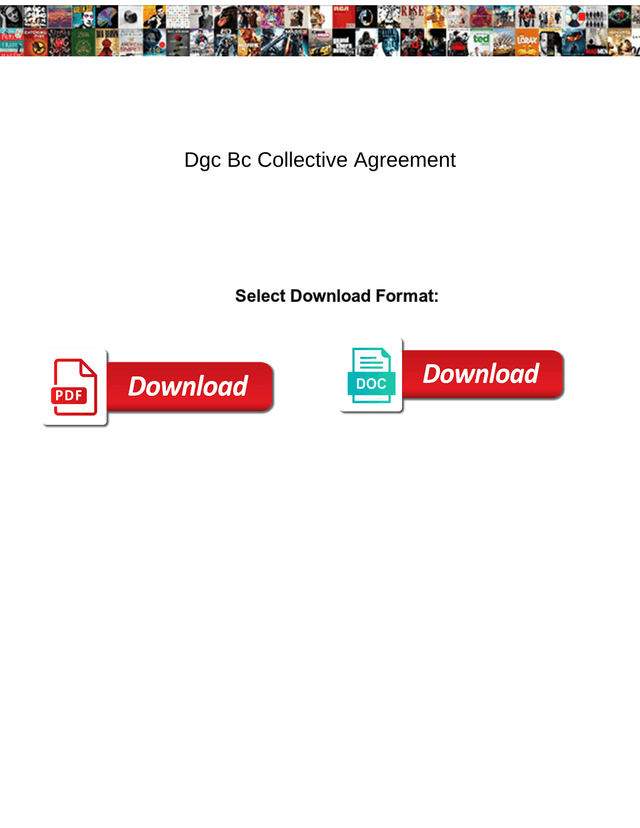 DGC BC Collective Agreement screenshot