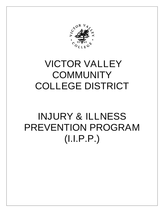 Injury  Illness Prevention Program (I.I.P.P.) screenshot