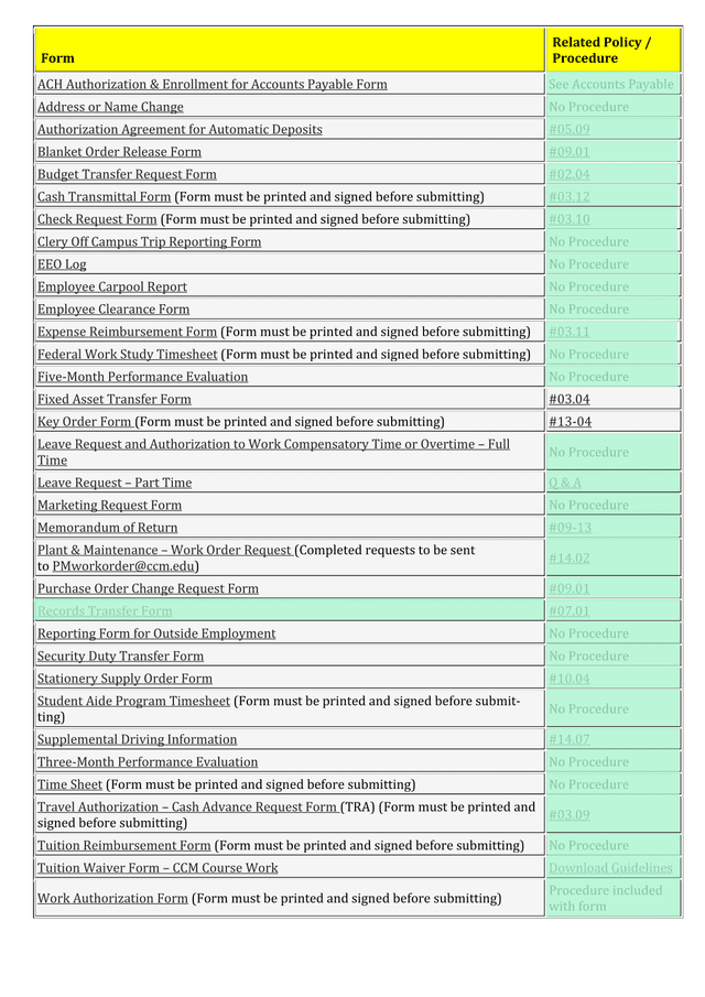 ACH Authorization  Enrollment For Accounts Payable Form screenshot