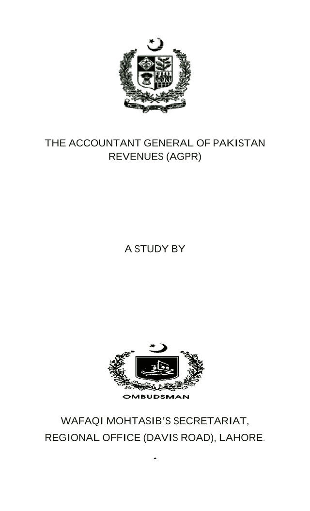 Report By Committee On AGPR Public Complaints screenshot