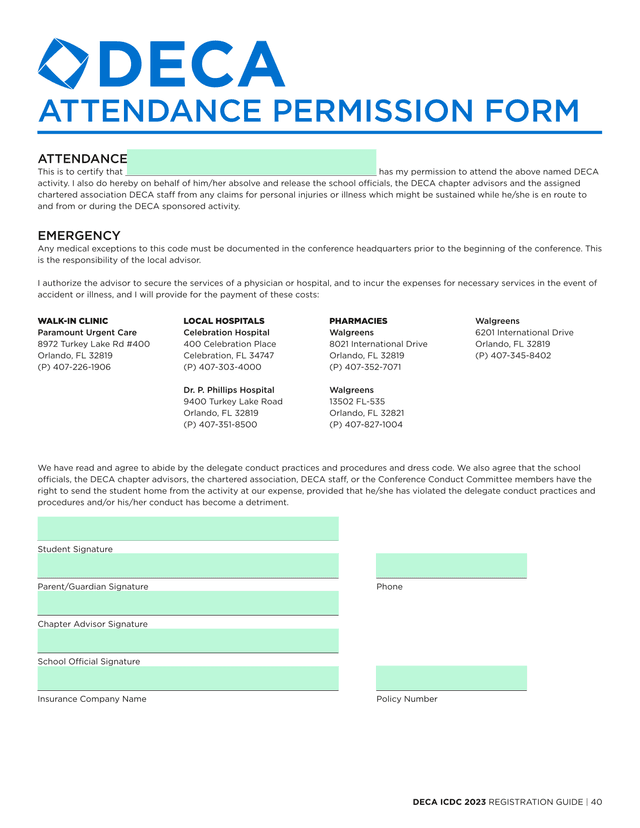 DECA ICDC 2023 Registration Guide screenshot
