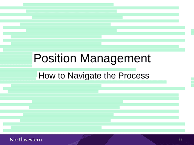 Position Management How To Navigate The Process screenshot