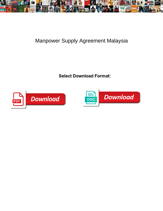 Manpower Supply Agreement Malaysia screenshot