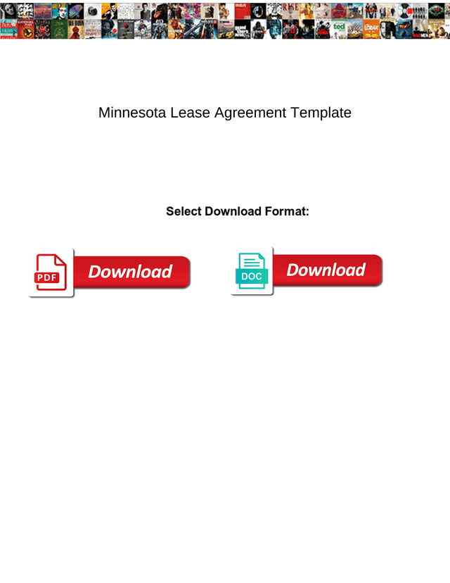 Minnesota Lease Agreement Template screenshot